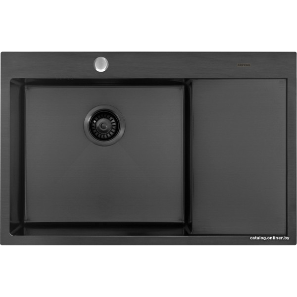 Кухонная мойка ARFEKA AF 780*505 L Black PVD Nano