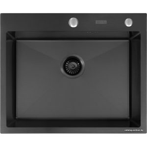 Кухонная мойка ARFEKA Eco AR 600*500 Black PVD Nano